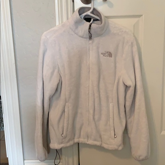 The North Face Jackets & Blazers - White fuzzy northface jacket